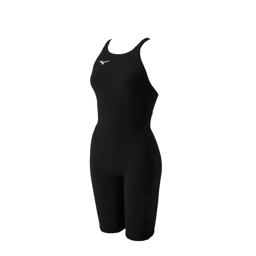 Roupa De Banho Mizuno MX-Sonic Tech Suit - Mulher - Pretas - IDTNM3946